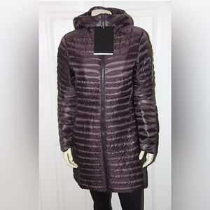 Arcteryx NWT Nuri down jacket. Beautiful deep eggplant color. Slim fit.